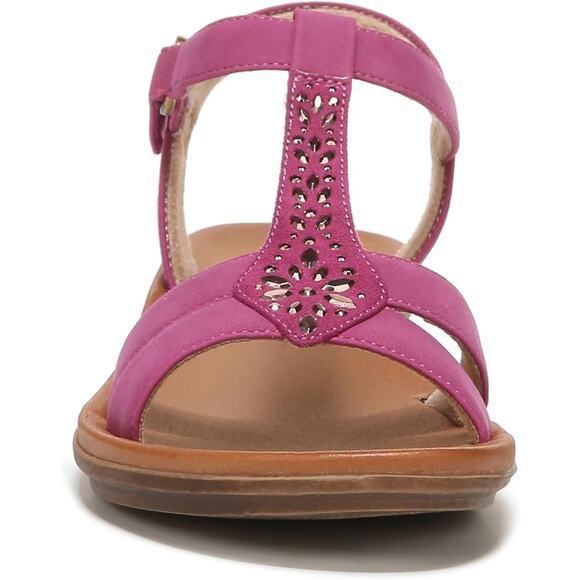 Naturalizer Women’s Pink Strappy Rhinestone Sandals | Size 10M  New - Picture 2 of 8